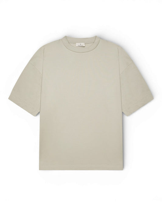 Valenza Interlock Supima Oversized T-Shirt Pearl Grey - productfoto 1