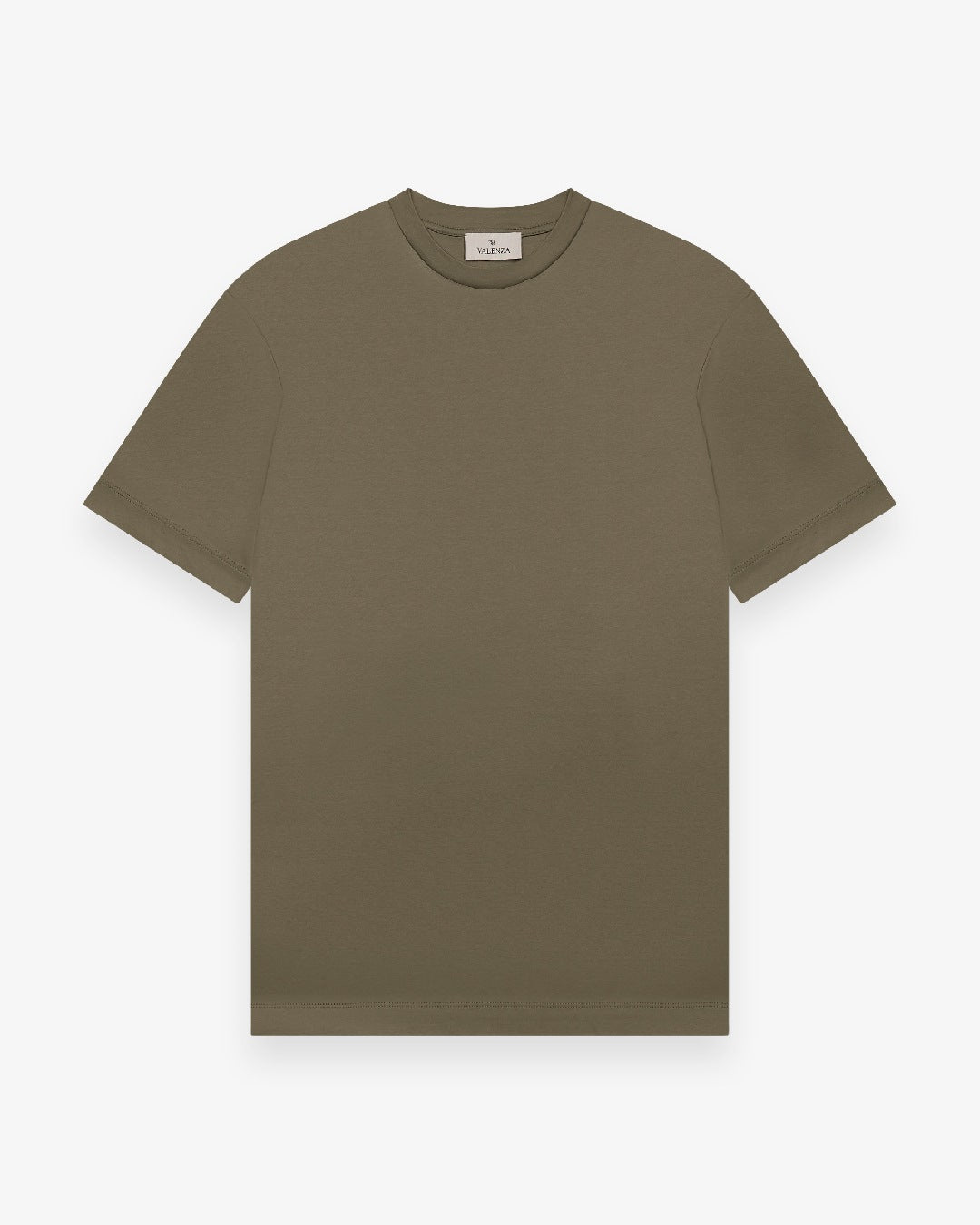 Valenza Interlock Supima T-Shirt Army Green - productfoto 1