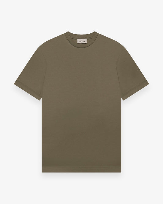 Valenza Interlock Supima T-Shirt Army Green - productfoto 1