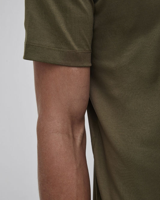 Valenza Interlock Supima T-Shirt Army Green - productfoto 3