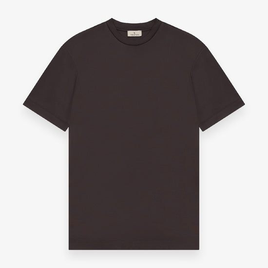 Valenza Interlock Supima T-Shirt Asphalt Grey - productfoto 1