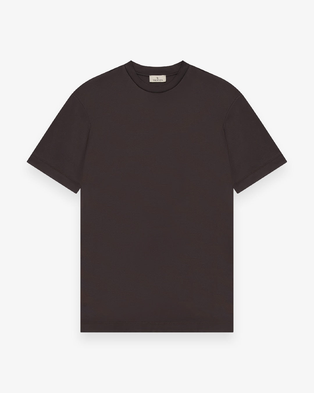 Valenza Interlock Supima T-Shirt Asphalt Grey - productfoto 1