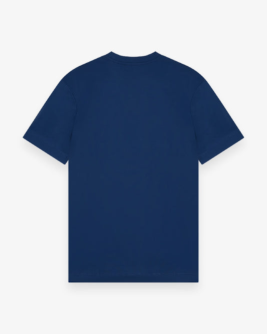 Valenza Interlock Supima T-Shirt Blue - productfoto 2
