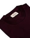Valenza Interlock Supima T-Shirt Burgundy Red - productfoto 2