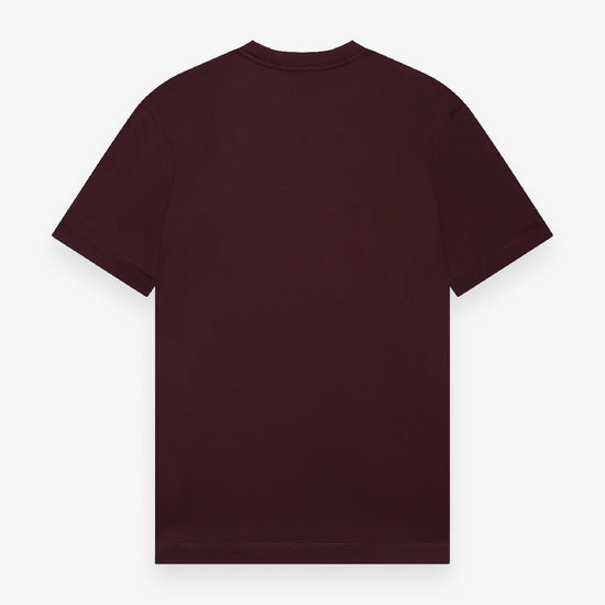 Valenza Interlock Supima T-Shirt Burgundy Red - productfoto 3