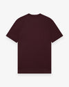 Valenza Interlock Supima T-Shirt Burgundy Red - productfoto 3