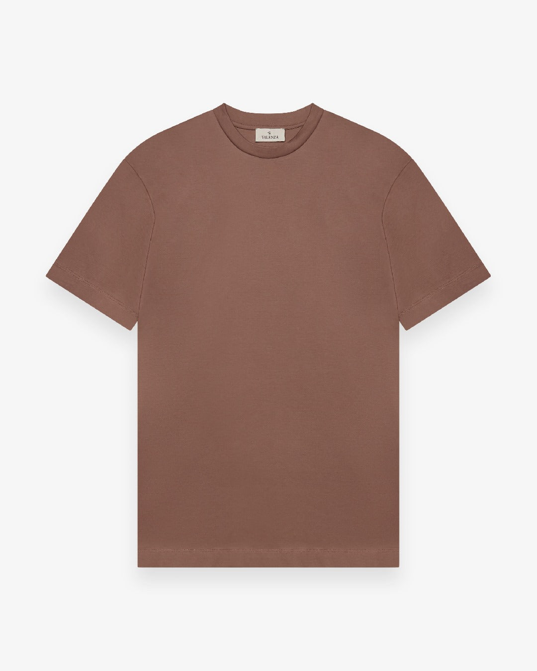 Valenza Interlock Supima T-Shirt Corteccia Brown - productfoto 1