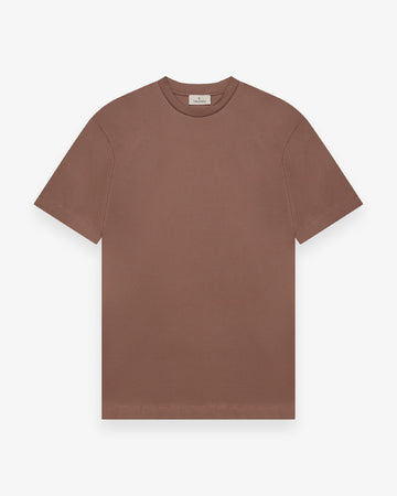 Valenza Interlock Supima T-Shirt Corteccia Brown - productfoto 1
