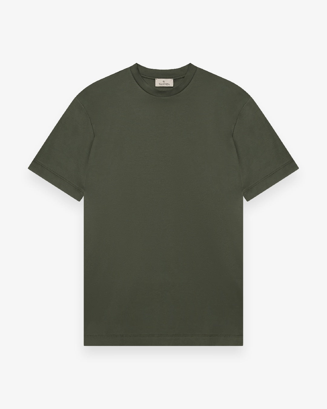Valenza Interlock Supima T-Shirt Green - productfoto 1