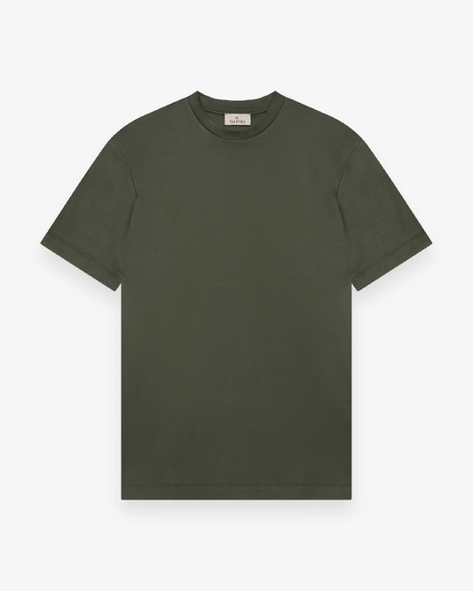 Valenza Interlock Supima T-Shirt Green - productfoto 1