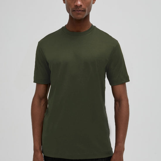 Valenza Interlock Supima T-Shirt Green - productfoto 4