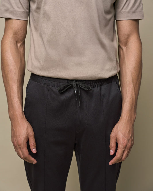 Valenza Interlock Supima T-Shirt Lead Grey - productfoto 3