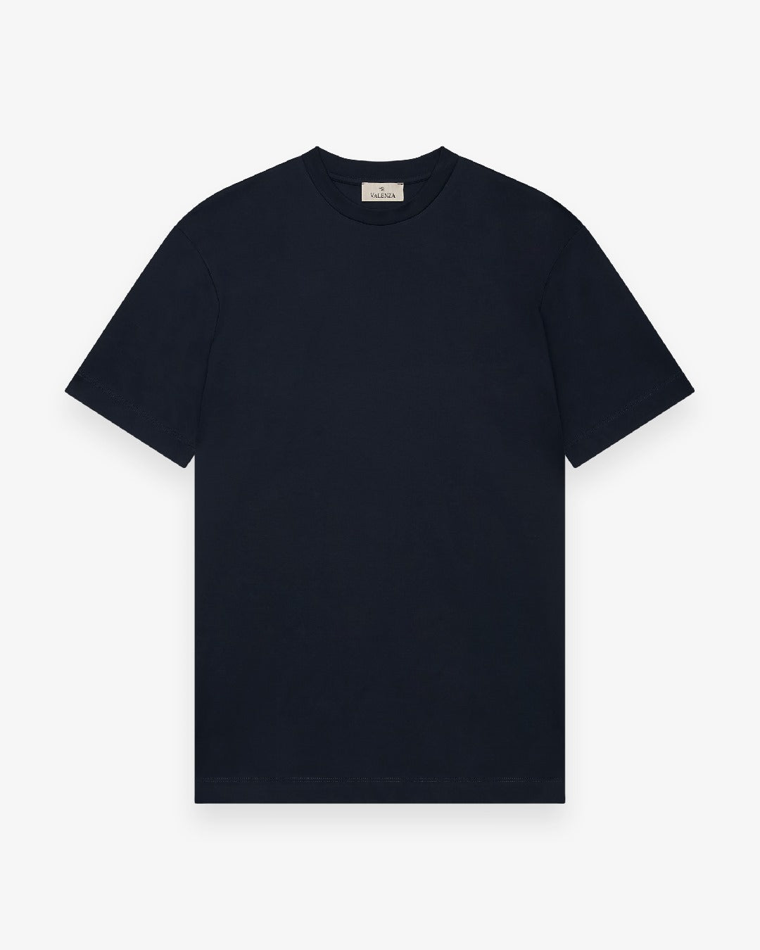 Valenza Interlock Supima T-Shirt Navy - productfoto 1