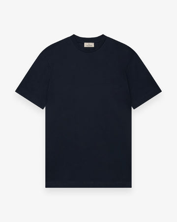 Valenza Interlock Supima T-Shirt Navy - productfoto 1