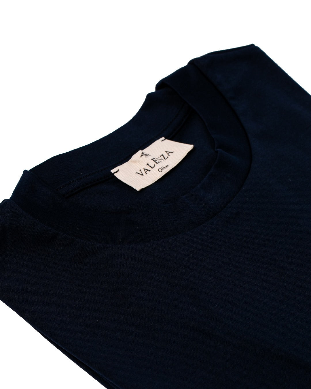 Valenza Interlock Supima T-Shirt Navy - productfoto 3