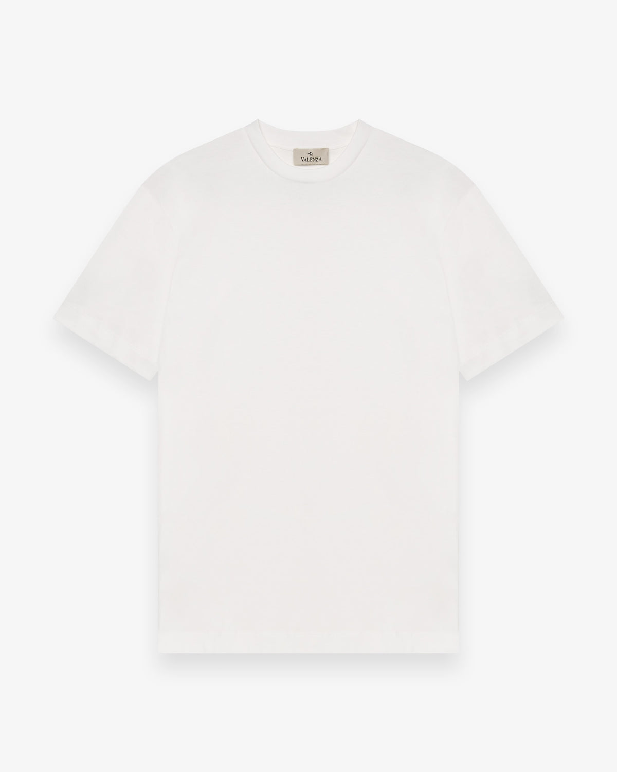Valenza Interlock Supima T-Shirt Off White - productfoto 1