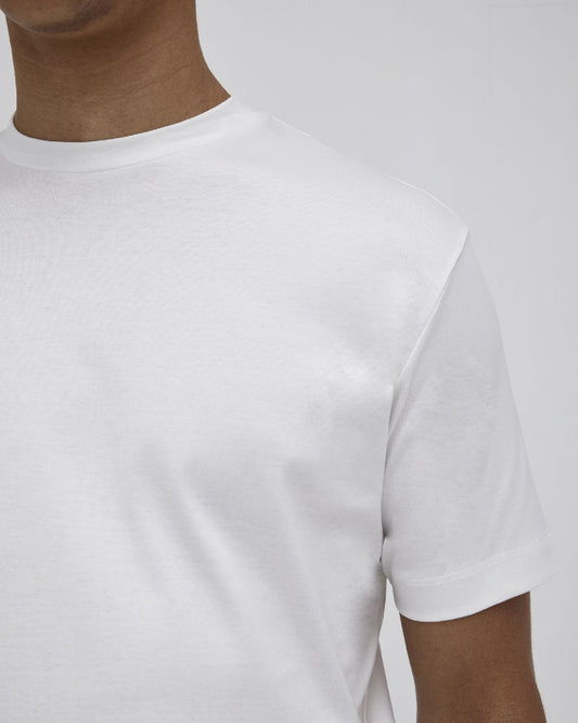 Valenza Interlock Supima T-Shirt Off White - productfoto 3