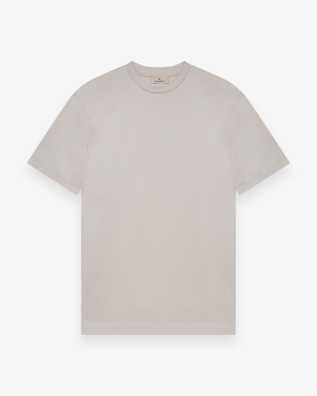 Valenza Interlock Supima T-Shirt Pearl Grey - productfoto 1