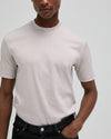 Valenza Interlock Supima T-Shirt Pearl Grey - productfoto 2