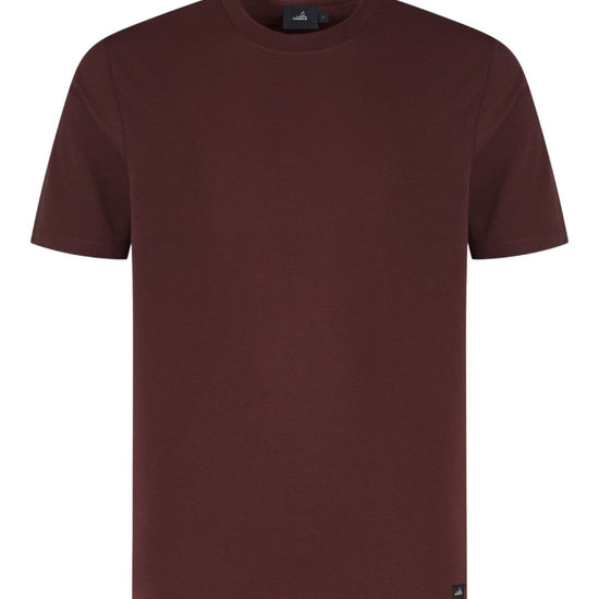 WAHTS Berkley Jersey Stretch T-shirt Burgundy – productfoto 3