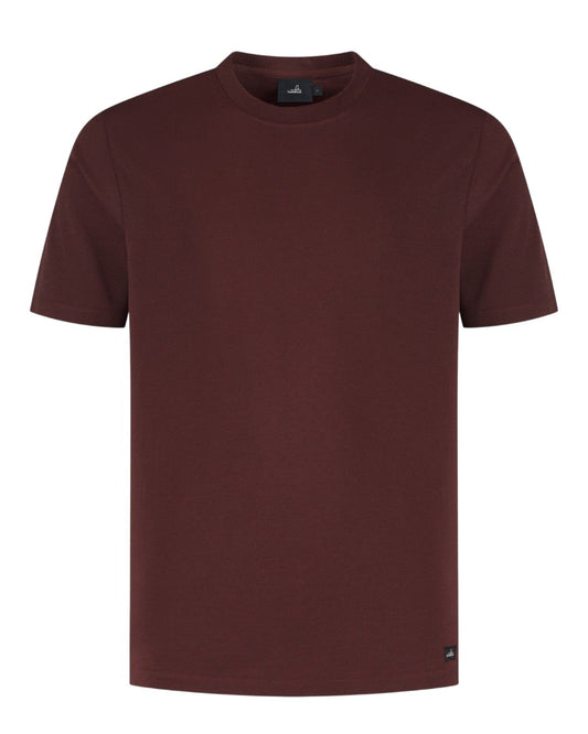 WAHTS Berkley Jersey Stretch T-shirt Burgundy – productfoto 3
