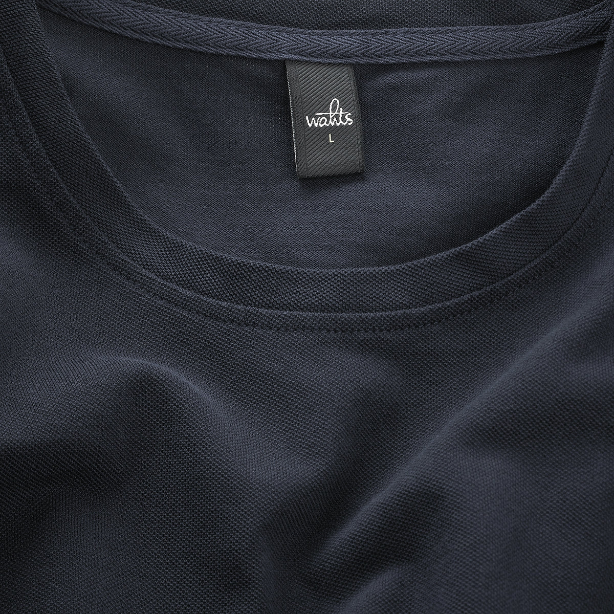 WAHTS Navy Blue Piquet – productbeeld 2