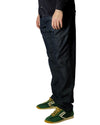 Denimlook Adjustable Waistband Trousers Loose Fit