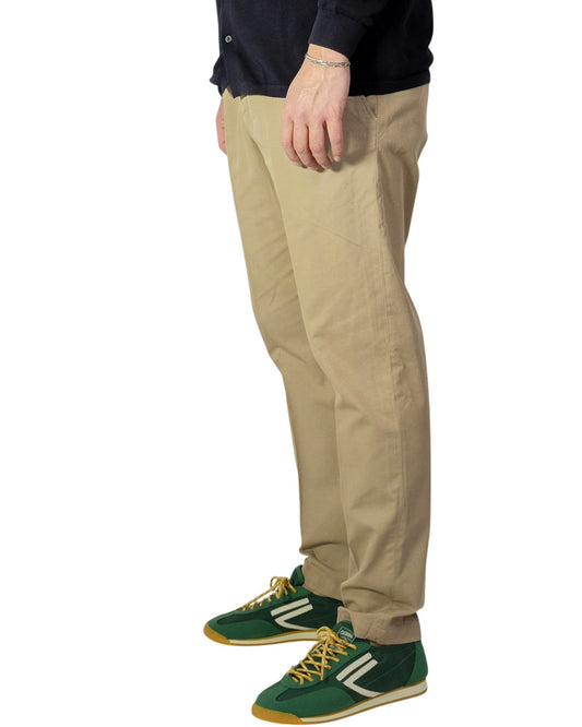 Sand Adjustable Waistband Trousers Regular Fit