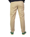 Sand Adjustable Waistband Trousers Regular Fit