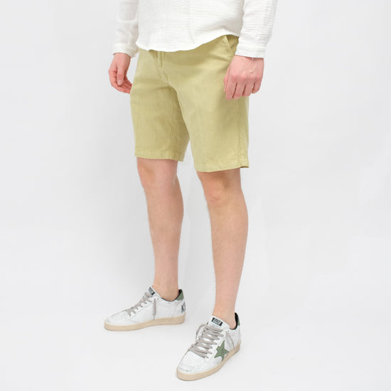WHITE SAND YELLOW GREEN WASHED COTTON lYOECELL rE – productbeeld 2