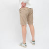 White Sand Robert Washed Cotton Shorts Beige – productbeeld 5