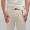 White Sand Adjustable Waistband Trousers Beige - productfoto 3