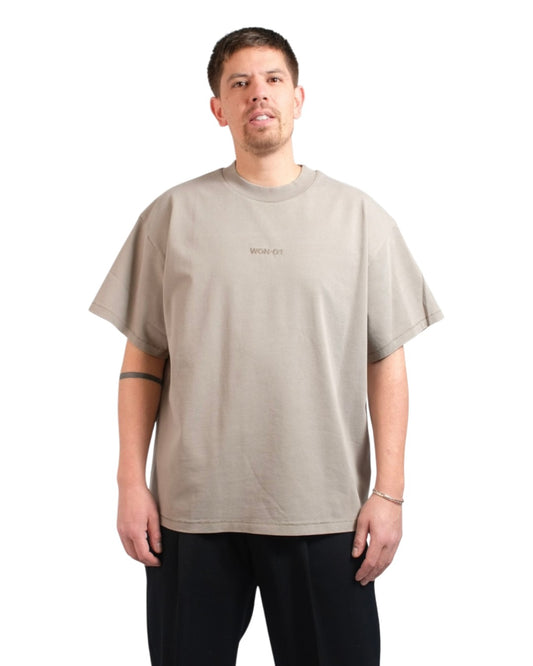 Washed Vetiver Staff Boxy Tee