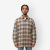 Won Hundred Camel Check MAZA Overshirt – vooraanzicht
