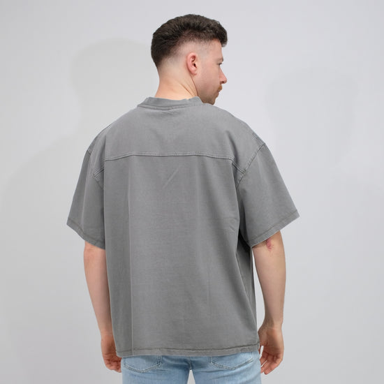 Won Hundred Washed Steel Grey Staff Boxy T-shirt – productbeeld 4