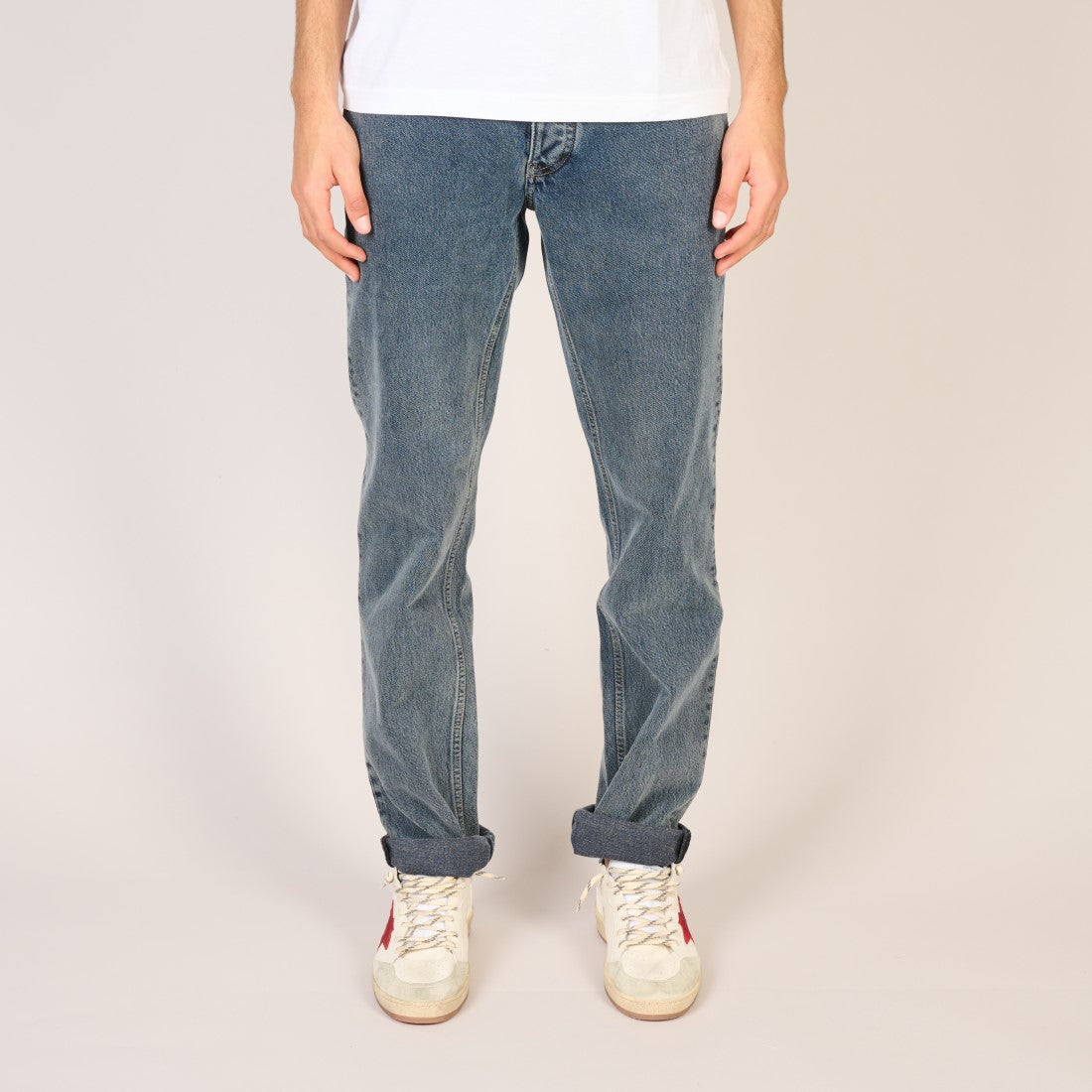 Won Hundred Archer Overdyed Jeans Black – vooraanzicht