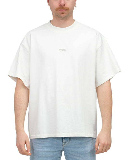 Won Hundred Staff Boxy Tee Washed White - productfoto 1