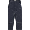 WOODBIRD Navy WBDizzon Contrast Denim Trousers – vooraanzicht