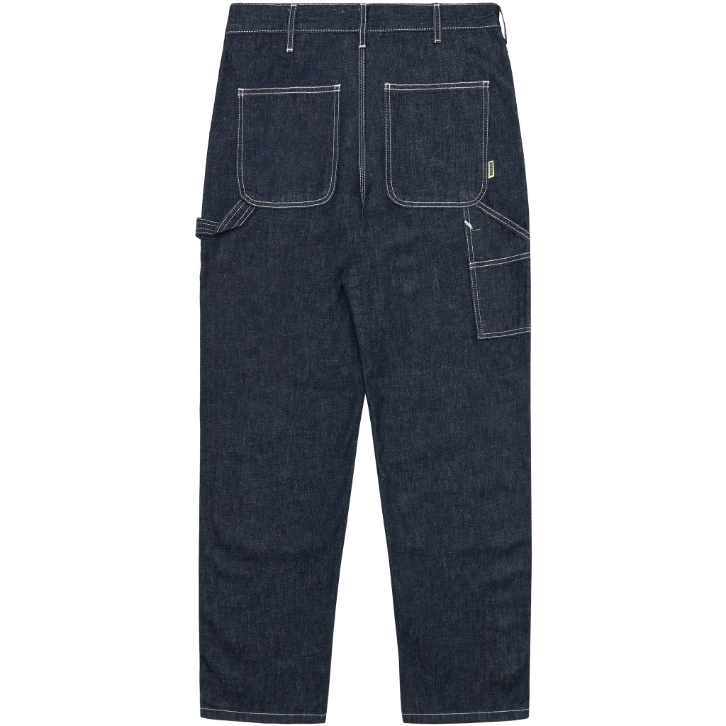 WOODBIRD Navy WBDizzon Contrast Denim Trousers – productbeeld 2
