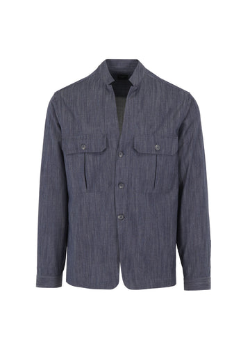 Denim Chambray Misto Lana