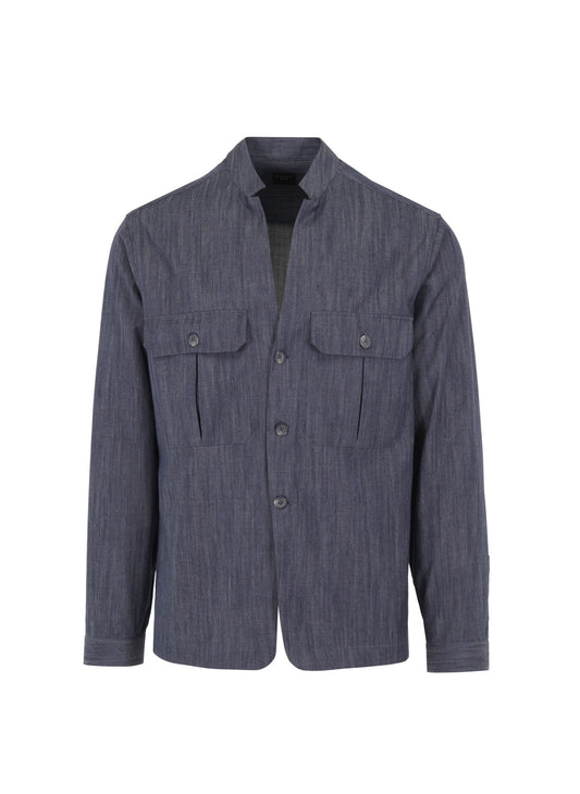 Denim Chambray Misto Lana