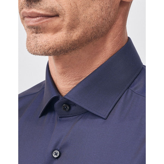 Xacus 358ML Active Poplin Evolution Fit Shirt – gedragen vooraanzicht