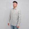 Xacus 748ML Poplin Regular Fit Shirt Mastic – productbeeld 2