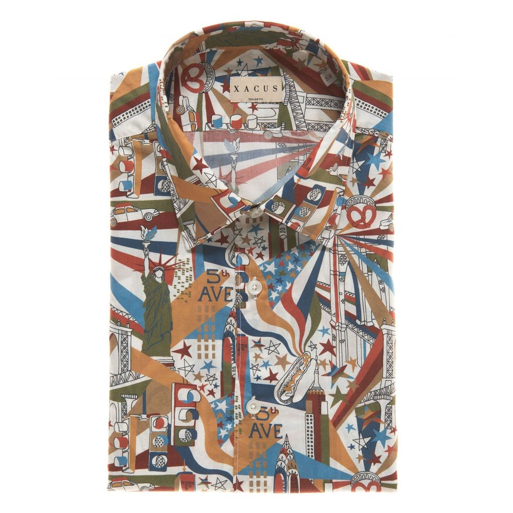 Xacus Liberty 5th Avenue Print Shirt – vooraanzicht
