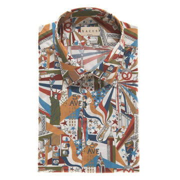 Xacus Liberty 5th Avenue Print Shirt – vooraanzicht