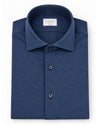Xacus Active Shirt Tailor Fit donkerblauw ACT558ML/31615 007 – vooraanzicht