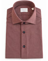 Xacus Active Shirt Tailor Fit Marsala ACT558ML/31651 003 – vooraanzicht