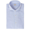 Xacus Beluga Washed Oxford Tailor Fit Shirt Blue White Stripe - productfoto 1