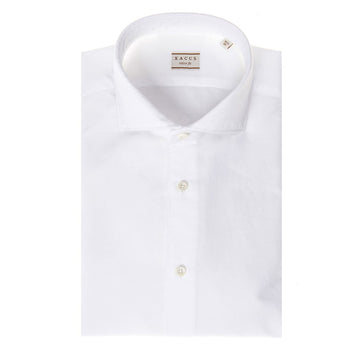 Xacus Beluga Washed Oxford Tailor Fit Shirt White - productfoto 1