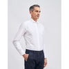 Xacus Beluga Washed Oxford Tailor Fit Shirt White - productfoto 5